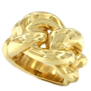 Roman Joyero Anillos<Anillo CAPOTE en oro amarillo de 18 kilates tipo barbado