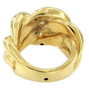 Roman Joyero Anillos<Anillo CAPOTE en oro amarillo de 18 kilates tipo barbado