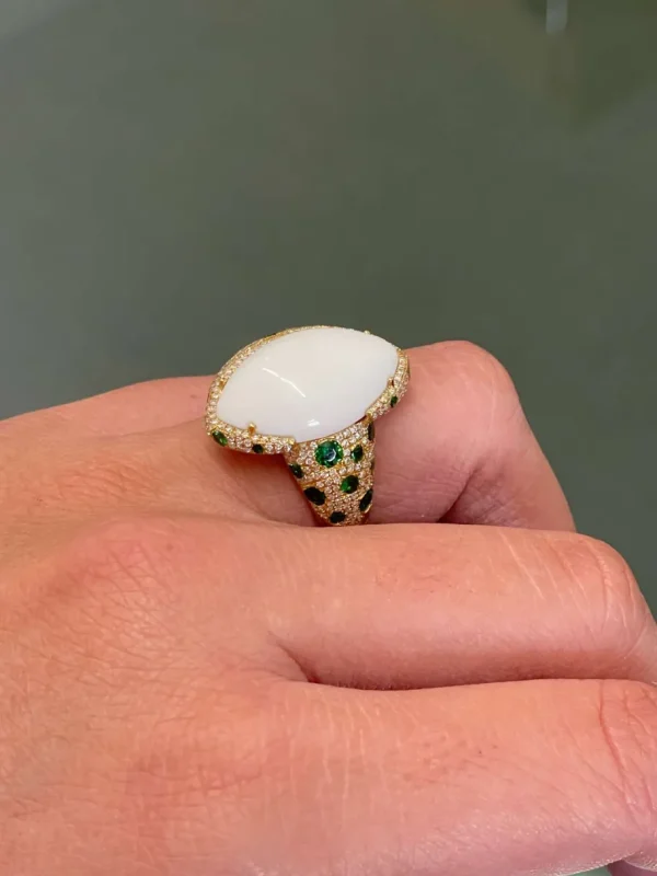 Roman Joyero Anillos<Anillo CASCAI oro rosa 18 kilates amatistas y brillantes