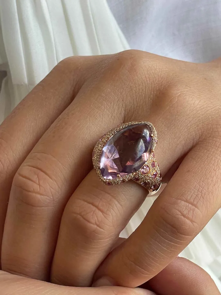 anillo_cascai_oro_rosa__k_6.webp Roman Joyero Anillos<Anillo CASCAI oro rosa 18 kilates amatistas y brillantes