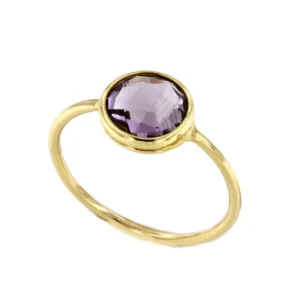 Roman Joyero Anillos<Anillo CENTURIO de amatista en oro amarillo de 18 kilates