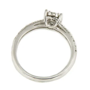 Roman Joyero Anillos<Anillo CHAMBERY solitario de brillante en oro blanco de 18 ktes