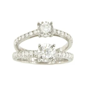 Roman Joyero Anillos<Anillo CHAMBERY solitario de brillante en oro blanco de 18 ktes