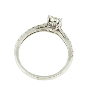 Roman Joyero Anillos<Anillo CHAMBERY solitario de brillante en oro blanco de 18 ktes