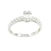 Roman Joyero Anillos<Anillo de compromiso NURAN oro blanco 18 ktes y brillantes