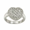 Roman Joyero Anillos<Anillo de oro blanco AYGUN con diamantes en 2 tallas