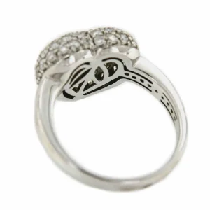 Roman Joyero Anillos<Anillo de oro blanco AYGUN con diamantes en 2 tallas