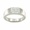 Roman Joyero Anillos<Anillo de oro blanco DAMLA con diamantes talla princesa