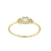 Roman Joyero Anillos<Anillo de plata con baño de oro y diferentes formas en circonitas