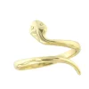 Roman Joyero Anillos<Anillo de plata de primera ley chapado con forma de serpiente