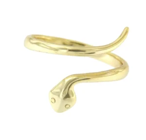 Roman Joyero Anillos<Anillo de plata de primera ley chapado con forma de serpiente