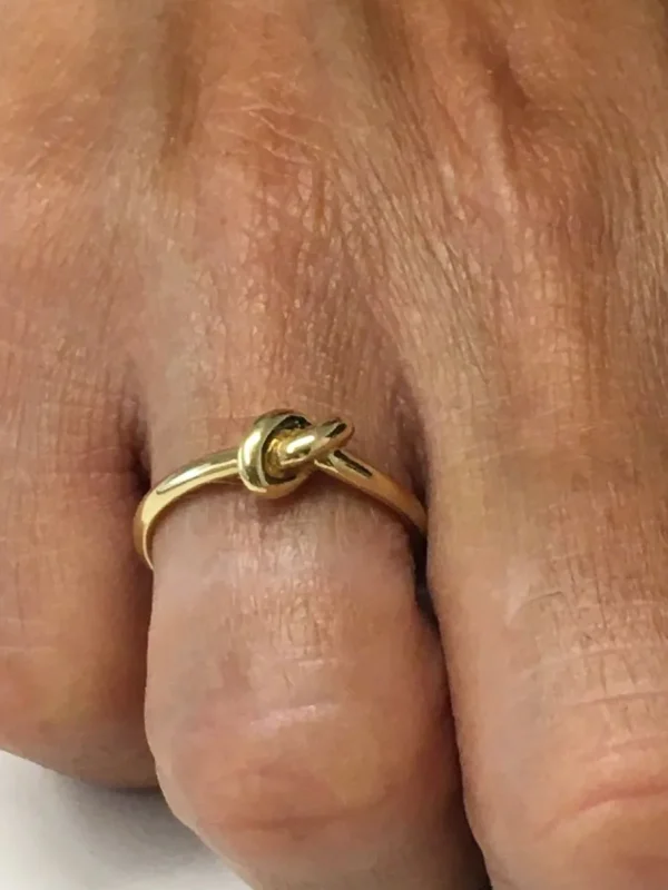 Roman Joyero Anillos<Anillo EDA en oro amarillo de 18 kilates con nudo marinero