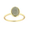 Roman Joyero Anillos<Anillo fino de plata de primera ley con piedra labradorite.