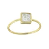 Roman Joyero Anillos<Anillo fino solitario plata con circonita en talla princesa