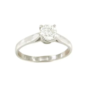 Roman Joyero Anillos<Anillo LAVAL solitario clásico de brillante en oro blanco de 18 ktes