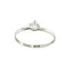 Roman Joyero Anillos<Anillo LEIRA solitario en oro amarillo o blanco con circonita en 18 ktes