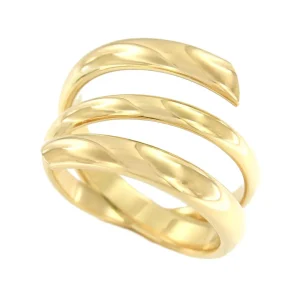 Roman Joyero Anillos<Anillo ligero SAMET en oro amarillo de 18 ktes con tres vueltas