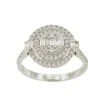 Roman Joyero Anillos<Anillo MACETERO en oro blanco de 18 kilates con baguettes y brillantes