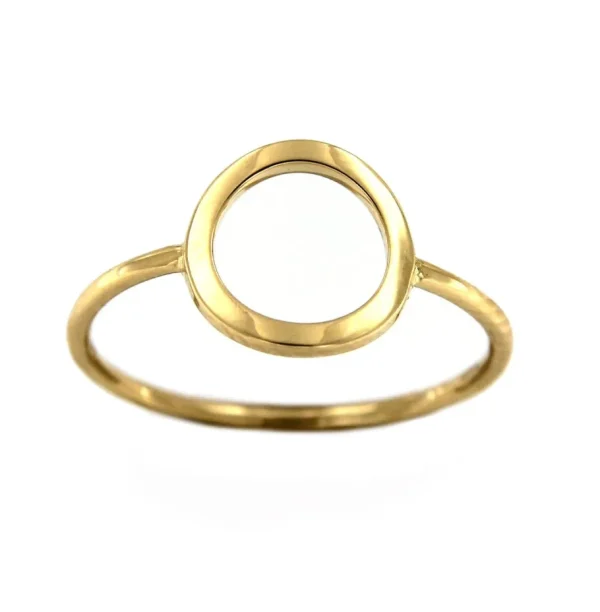 Roman Joyero Anillos<Anillo moderno DIDEM en oro amarillo de 18 kilates