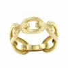 Roman Joyero Anillos<Anillo ORQUIDEA de eslabones clásicos en oro amarillo de 18 kilates