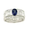 Roman Joyero Anillos<Anillo PELEGRINO oro blanco 18 ktes con brillantes, esmeralda o zafiro