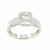Roman Joyero Anillos<Anillo SADI en oro blanco 18 ktes con brillantes y baguettes