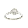 Roman Joyero Anillos<Anillo SENS solitario con brillantes en oro blanco de 18 kilates