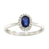 Roman Joyero Anillos<Anillo SERPIL en oro blanco con brillantes y esmeralda, rubí o zafiro