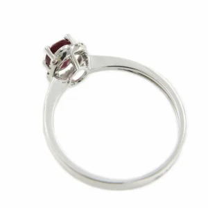 Roman Joyero Anillos<Anillo SERPIL en oro blanco con brillantes y esmeralda, rubí o zafiro