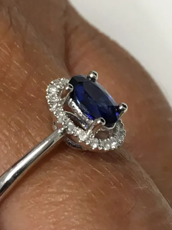 Roman Joyero Anillos<Anillo SERPIL en oro blanco con brillantes y esmeralda, rubí o zafiro