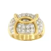 Roman Joyero Anillos<Anillo SINCERO en oro amarillo y blanco con brillantes 18 ktes