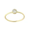 Roman Joyero Anillos<Anillo solitario de plata con circonita en talla brillante