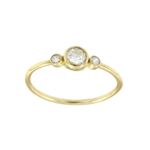 Roman Joyero Anillos<Anillos de plata chapados con diferentes tamaños en circonitas