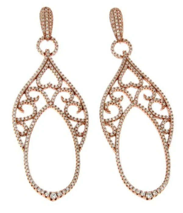 Roman Joyero Pendientes<ANTON, pendientes largos de plata para fiestas