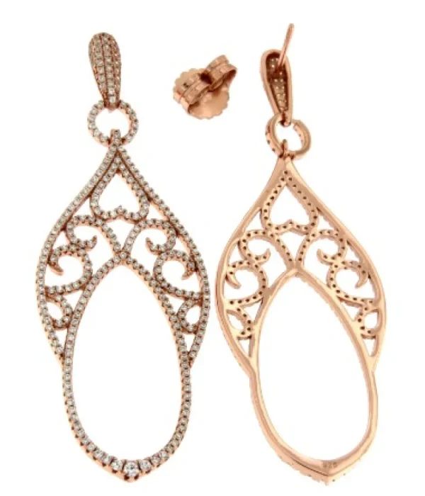 Roman Joyero Pendientes<ANTON, pendientes largos de plata para fiestas