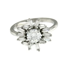 Roman Joyero Anillos<ANYA, anillo de plata vintage con circonitas