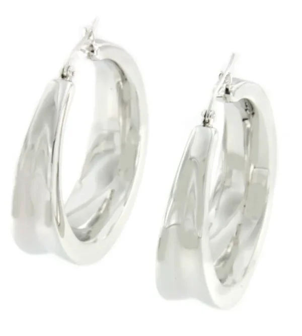 Roman Joyero Pendientes<Argollas CHEVERY en plata o chapada en oro