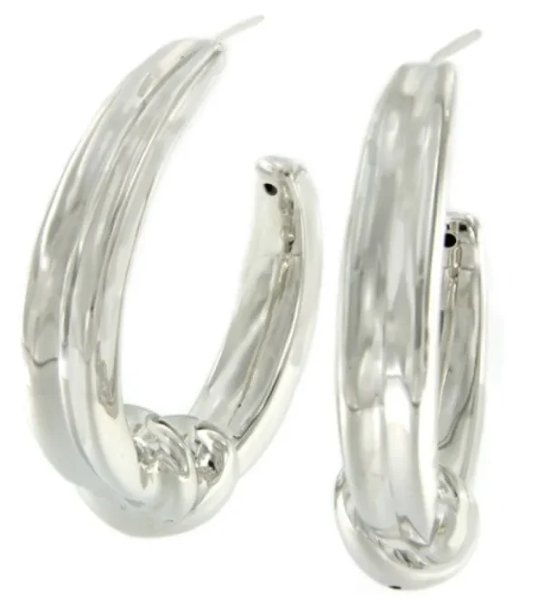 Roman Joyero Pendientes<Argollas GASPÉ en plata o chapada en oro
