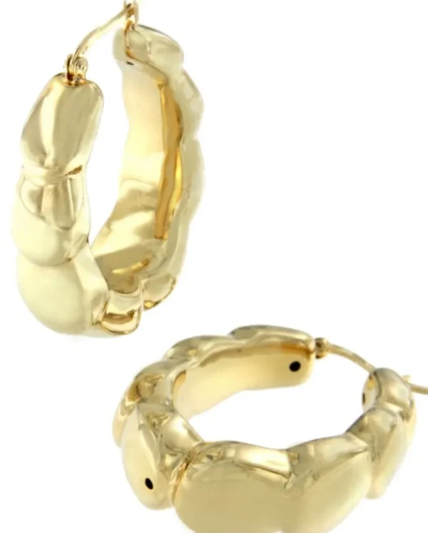 Roman Joyero Pendientes<Argollas MASSET en plata o chapada en oro