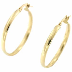 Roman Joyero Pendientes<Argollas oro amarillo FIKRET huecas en 18 kilates muy ligeras