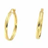 Roman Joyero Pendientes<Argollas oro amarillo SAFIR huecas en 18 kilates muy ligeras