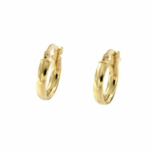 Roman Joyero Pendientes<Argollas oro amarillo YAKUT huecas en 18 kilates muy ligeras
