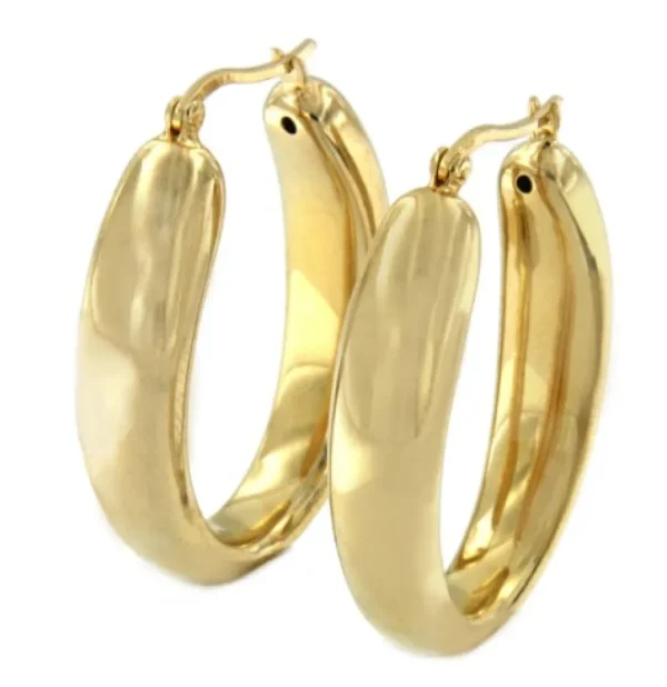 Roman Joyero Pendientes<Argollas SANDY LAKE en plata o chapada en oro