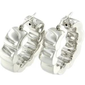 Roman Joyero Pendientes<Argollas TERRACE en plata o chapada en oro