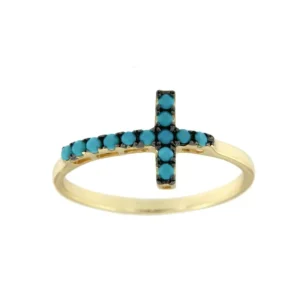 Roman Joyero Anillos<ARGOS, anillo fino de plata con turquesas
