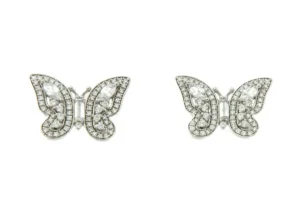Roman Joyero Pendientes<ARMAN, pendientes cortos de plata con circonitas