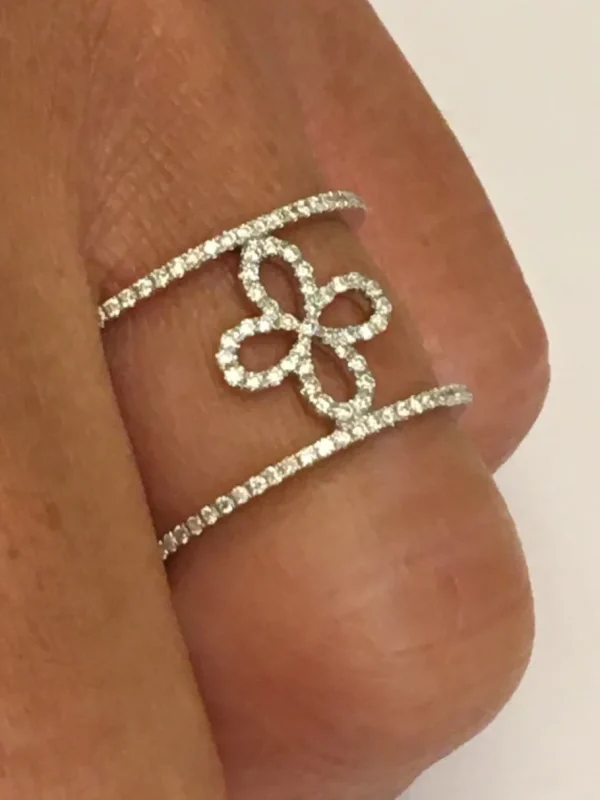 Roman Joyero Anillos<AVATAR, anillo de oro blanco con diamantes