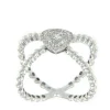 Roman Joyero Anillos<BETHSABE, anillo de oro blanco con diamantes