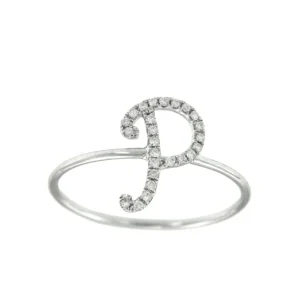 Roman Joyero Anillos<BIANCA, anillo de oro blanco con diamantes