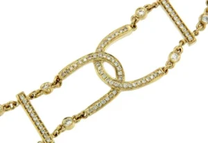 Roman Joyero Pulseras<BIZANGORRI, pulsera de oro y diamantes